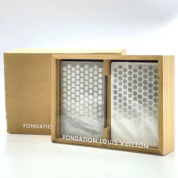 Authentic LOUIS VUITTON Playing Cards Two Sets of LV Playing Card With Box NEW - Picture 7 of 9